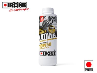 IPONE FULL POWER KATANA 10W50 - Huile moteur 4T 100% Synthétique - 1L