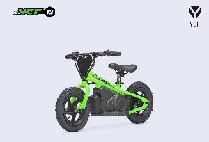 DRAISIENNE ELECTRIQUE YCF 12" 2026 VERT