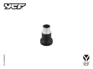 ENTRETOISE ROUE ARRIERE DROITE 7075 15x22x30 AVEC EPAULEMENT NOIR