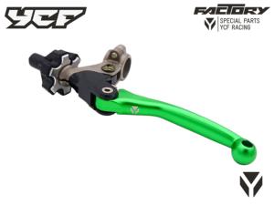 LEVIER D´EMBRAYAGE REPLIABLE/AJUSTABLE VERT