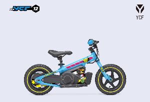 DRAISIENNE ELECTRIQUE YCF 12" 2026 BLEU Série limitée