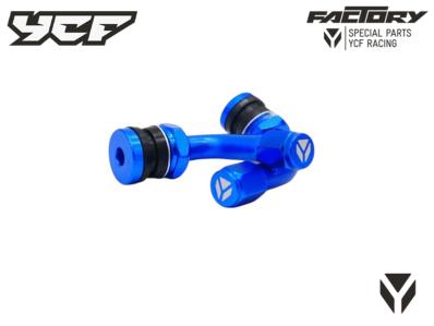 VALVE 90 DEGRES CNC BLEU