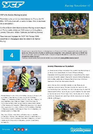 RACING NEWSLETTER #1