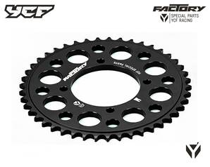 MACHINED ALUMINIUM SPROCKET 4 HOLES 34 DENTS-BLACK