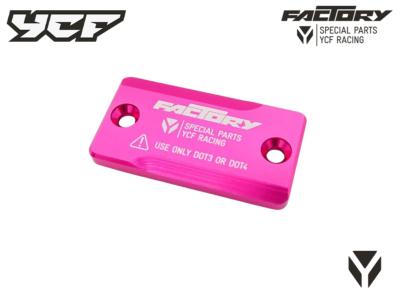 COUVERCLE CNC DE MAITRE CYLINDRE DE FREIN AVANT ROSE