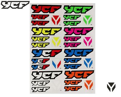 STICKERS A4 LOGO YCF