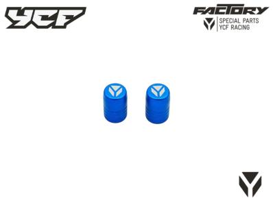 BOUCHON DE VALVE CNC BLEU