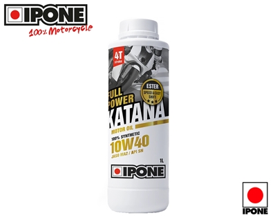 IPONE FULL POWER KATANA - Huile moteur 4T 100% Synthétique - 1L