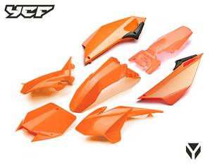 KIT PLASTIQUE PILOT 2016/17 ORANGE