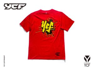 T-SHIRT YCF ROUGE 2026 TAILLE L