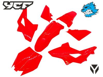 KIT PLASTIQUE YCF 50 2022 ROUGE