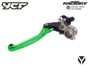 LEVIER D´EMBRAYAGE REPLIABLE/AJUSTABLE VERT