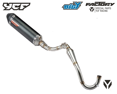 MUFFLER& EXHAUST PIPE ASSY RACING BIGY 2017 SINGLE MUFFLER