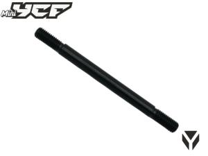 AXE ROUE AVANT ACIER L=131MM D10MM NOIR