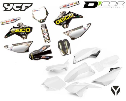 KIT PLASTIQUE + DECO GEICO CAMO D'COR