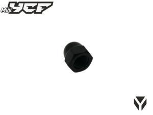 ECROU M10 POUR AXE ROUE AVANT NOIR