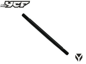 AXE ROUE ARRIERE ACIER L=165MM D10MM NOIR