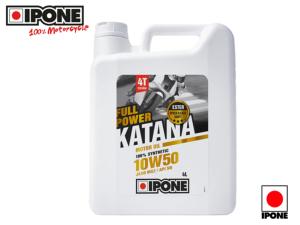 IPONE FULL POWER KATANA 10W50 - Huile moteur 4T 100% Synthétique - 4L