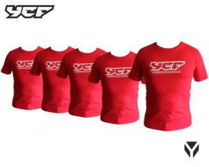 T-SHIRT YCF ROUGE 2021 TAILLE S