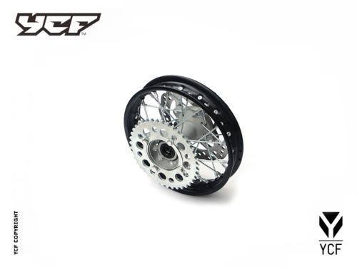 ROUE ARRIERE ACIER 10 POUCES
